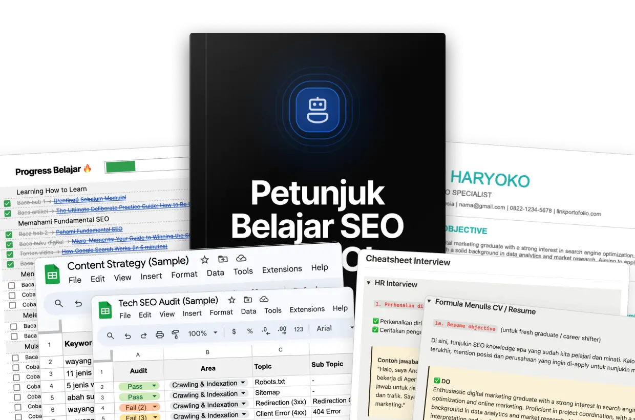 Bundle Ebook Petunjuk Belajar SEO dari NOL sampai Mahir